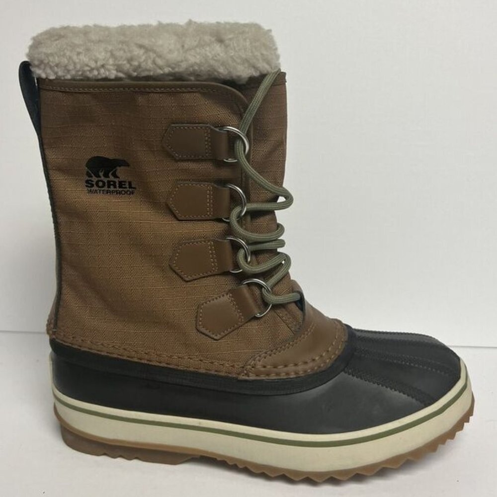 Sorel Men's 1964 Pac Nylon Waterproof Boots Brown, Size 7 M